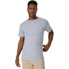 Hanes Men’s Men’s Workwear Short Sleeve Tee (2-Pack)(Light Steel)