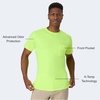Hanes Men’s Men’s Workwear Short Sleeve Tee (2-Pack)(Safety Green)