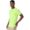 Hanes Men’s Men’s Workwear Short Sleeve Tee (2-Pack)(Safety Green)