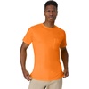 Hanes Men’s Men’s Workwear Short Sleeve Tee (2-Pack)(Safety Orange)