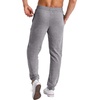 Hanes Men’s Originals French Terry Joggers, Lightweight Sweatpants with Pockets, 30″ Inseam(Black 50r Pe Heather)