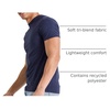 Hanes Men’s Originals Lightweight T-Shirt, Crewneck T-Shirts for Men, Tri-Blend Tee(Athletic Navy Pe Heather)