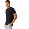 Hanes Men’s Originals Lightweight T-Shirt, Crewneck T-Shirts for Men, Tri-Blend Tee(Black)