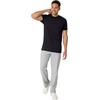 Hanes Men’s Originals Lightweight T-Shirt, Crewneck T-Shirts for Men, Tri-Blend Tee(Black)