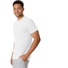 Hanes Men’s Originals Lightweight T-Shirt, Crewneck T-Shirts for Men, Tri-Blend Tee(Eco White)