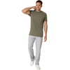 Hanes Men’s Originals Lightweight T-Shirt, Crewneck T-Shirts for Men, Tri-Blend Tee(Fatigue Green)