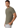 Hanes Men’s Originals Lightweight T-Shirt, Crewneck T-Shirts for Men, Tri-Blend Tee(Fatigue Green)