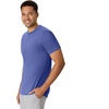 Hanes Men’s Originals Lightweight T-Shirt, Crewneck T-Shirts for Men, Tri-Blend Tee(Royal Triblend)