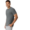 Hanes Men’s Originals Lightweight T-Shirt, Crewneck T-Shirts for Men, Tri-Blend Tee(Slate Triblend)