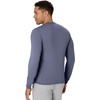 Hanes Men’s Originals Long Sleeve T-Shirt, Lightweight Tri-Blend Jersey Tee for Men(Athletic Navy Pe Heather)