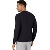 Hanes Men’s Originals Long Sleeve T-Shirt, Lightweight Tri-Blend Jersey Tee for Men(Black)