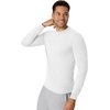 Hanes Men’s Originals Long Sleeve T-Shirt, Lightweight Tri-Blend Jersey Tee for Men(Eco White)
