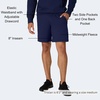 Hanes Mens Originals Sweat Shorts, Midweight Fleece Shorts with Pockets, 8″(Athletic Navy)