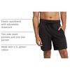Hanes Mens Originals Sweat Shorts, Midweight Fleece Shorts with Pockets, 8″(Black)
