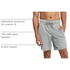 Hanes Mens Originals Sweat Shorts, Midweight Fleece Shorts with Pockets, 8″(Light Steel)