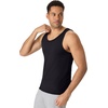 Hanes Mens Originals Tri-Blend Tank Top, Lightweight Tanks for Men, Sleeveless Tank Shirt(Black)