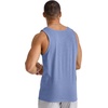 Hanes Mens Originals Tri-Blend Tank Top, Lightweight Tanks for Men, Sleeveless Tank Shirt(Deep Forte Blue Pe Heather)
