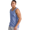 Hanes Mens Originals Tri-Blend Tank Top, Lightweight Tanks for Men, Sleeveless Tank Shirt(Deep Forte Blue Pe Heather)