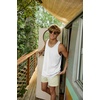 Hanes Mens Originals Tri-Blend Tank Top, Lightweight Tanks for Men, Sleeveless Tank Shirt(Eco White)