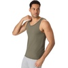 Hanes Mens Originals Tri-Blend Tank Top, Lightweight Tanks for Men, Sleeveless Tank Shirt(Fatigue Green)