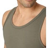 Hanes Mens Originals Tri-Blend Tank Top, Lightweight Tanks for Men, Sleeveless Tank Shirt(Fatigue Green)