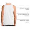 Hanes Mens Originals Tri-Blend Tank Top, Lightweight Tanks for Men, Sleeveless Tank Shirt(Freshwater)