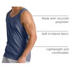 Hanes Mens Originals Tri-Blend Tank Top, Lightweight Tanks for Men, Sleeveless Tank Shirt(Mint to Be Green Heather)