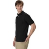 Hanes Men’s Short Sleeve Jersey Pocket Polo (Pack of 2)(Black)