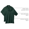 Hanes Men’s Short Sleeve Jersey Pocket Polo (Pack of 2)(Deep Forest)