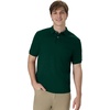 Hanes Men’s Short Sleeve Jersey Pocket Polo (Pack of 2)(Deep Forest)