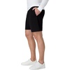Hanes Men’s Shorts, Essentials Short with Pockets, Gym Shorts for Men, Men’s Athletic Shorts, 7.5″(Black)