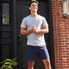 Hanes Men’s Shorts, Essentials Short with Pockets, Gym Shorts for Men, Men’s Athletic Shorts, 7.5″(Light Steel)
