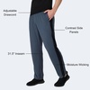 Hanes Men’s Sport Knit Training Pant(Stealth/Black)