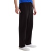 Hanes Men’s Sweatpants Pack – 3-Pack – Essentials Midweight Cotton Jersey Lounge Pants – Open Bottom – Pockets – 32″(Black)
