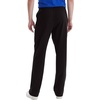 Hanes Men’s Sweatpants Pack – 3-Pack – Essentials Midweight Cotton Jersey Lounge Pants – Open Bottom – Pockets – 32″(Black)