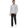 Hanes Men’s Sweatpants Pack – 3-Pack – Essentials Midweight Cotton Jersey Lounge Pants – Open Bottom – Pockets – 32″(Black/Black/Black)