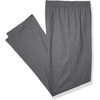 Hanes Men’s Sweatpants Pack – 3-Pack – Essentials Midweight Cotton Jersey Lounge Pants – Open Bottom – Pockets – 32″(Charcoal Heather)