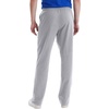 Hanes Men’s Sweatpants Pack – 3-Pack – Essentials Midweight Cotton Jersey Lounge Pants – Open Bottom – Pockets – 32″(Light Steel)