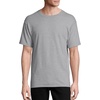 Hanes Men’s T-Shirt Pack – 4 or 6 Pack – Essential-T Crewneck Cotton T-Shirts – Everyday Men’s Clothing – Big & Tall(Ash)