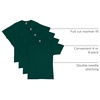 Hanes Men’s T-Shirt Pack – 4 or 6 Pack – Essential-T Crewneck Cotton T-Shirts – Everyday Men’s Clothing – Big & Tall(Deep Forest)