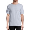Hanes Men’s T-Shirt Pack – 4 or 6 Pack – Essential-T Crewneck Cotton T-Shirts – Everyday Men’s Clothing – Big & Tall(Light Steel)