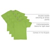 Hanes Men’s T-Shirt Pack – 4 or 6 Pack – Essential-T Crewneck Cotton T-Shirts – Everyday Men’s Clothing – Big & Tall(Lime – 4 Pack)