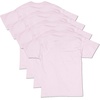 Hanes Men’s T-Shirt Pack – 4 or 6 Pack – Essential-T Crewneck Cotton T-Shirts – Everyday Men’s Clothing – Big & Tall(Pale Pink – 4 Pack)