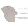 Hanes Men’s T-Shirt Pack – 4 or 6 Pack – Essential-T Crewneck Cotton T-Shirts – Everyday Men’s Clothing – Big & Tall(Sand – 4 Pack)