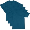 Hanes Men’s T-Shirt Pack – 4 or 6 Pack – Essential-T Crewneck Cotton T-Shirts – Everyday Men’s Clothing – Big & Tall(Sapphire – 4 Pack)