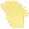 Hanes Men’s T-Shirt Pack – 4 or 6 Pack – Essential-T Crewneck Cotton T-Shirts – Everyday Men’s Clothing – Big & Tall(Yellow)