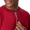 Hanes Mens T-Shirts, Men’s Beefyt Henley Shirts, Men’s Cotton Long Sleeve Shirts(Burnt Brick)