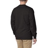Hanes Mens T-Shirts, Men’s Beefyt Henley Shirts, Men’s Cotton Long Sleeve Shirts(Ebony)