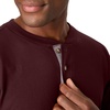 Hanes Mens T-Shirts, Men’s Beefyt Henley Shirts, Men’s Cotton Long Sleeve Shirts(Mulled Berry)