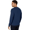 Hanes Mens T-Shirts, Men’s Beefyt Henley Shirts, Men’s Cotton Long Sleeve Shirts(Navy Heather)